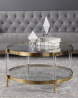 Uttermost Kellen Glass Coffee Table