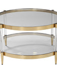 Uttermost Kellen Glass Coffee Table