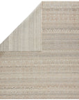 Jaipur Gaia Kora Trellis Oriental Gray Beige GAI03 Rug
