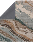 Jaipur Genesis Conley Abstract Teal Light Gray GES37 Rug