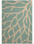 Jaipur Coastal Lagoon Coral Rug