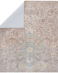 Jaipur Kindred Parisa Medallion Floral Light Blue Light Tan KND14 Rug