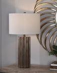 Uttermost Khalio Gun Metal Table Lamp