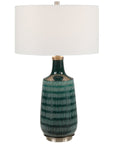 Uttermost Scouts Deep Green Table Lamp