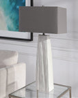 Uttermost Sycamore White Table Lamp
