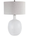 Uttermost Whiteout Mottled Glass Table Lamp