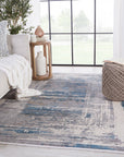 Jaipur Lavigne Rialto Abstract Blue Gray LVG04 Rug