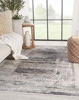 Jaipur Lavigne Rialto Abstract Gray White LVG05 Rug