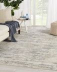 Jaipur Malibu by Barclay Butera Retreat Abstract Gray Ivory MBB02 Rug
