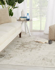 Jaipur Malibu by Barclay Butera Canyon Medallion Ivory MBB03 Rug