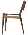 Baker Furniture Seido Walnut Arm Chair MCM413