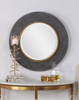 Uttermost Saul Round Mirror