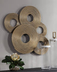 Uttermost Ahmet Gold Rings Wall Decor