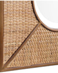 Uttermost Tahiti Rattan Mirror