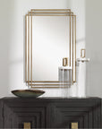 Uttermost Amherst Brushed Gold Mirror