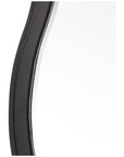 Uttermost Aneta Black Round Mirror