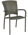 Woodbridge Furniture Cafe Outdoor Stacking Chair, Set of 4
