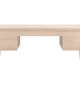 Villa & House Paola Desk, Bleached Cerused Oak