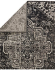 Jaipur Polaris Ellery Medallion Floral Black Gray POL29 Rug