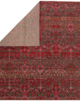 Jaipur Polaris Bodega Trellis Floral Red Taupe POL32 Rug