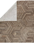 Jaipur Pathways by Verde Home Rome Geometric Brown PVH05 Rug