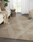 Jaipur Pathways by Verde Home Delhi Trellis Geometric Brown PVH06 Rug