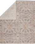 Jaipur Revolution Wyndham Trellis Oriental Light Gray Tan REL12 Rug