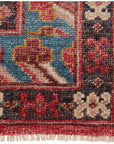 Jaipur Salinas Donte Oriental Border Red Blue SLN13 Rug
