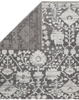 Jaipur Sonnette Riona Floral Medallion Gray White SNN01 Rug