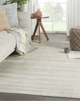Jaipur Second Sunset Gradient Solid Stripes Gray Light Taupe SST04 Rug
