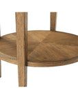 Theodore Alexander Nova Two-Tiered Round Side Table