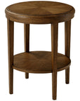 Theodore Alexander Nova Two-Tiered Round Side Table