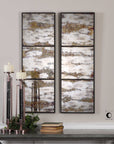 Uttermost Rahila Antiqued Mirror Wall Panels, 2-Piece Set