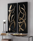 Uttermost Brushstrokes Metal Wall Art, 2-Piece Set