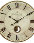 Uttermost Harrison Gray 30-Inch Wall Clock