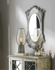 Uttermost Vitravo Oxidized Silver Oval Mirror