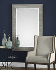 Uttermost Leiston Metallic Silver Mirror