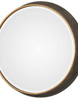 Uttermost Sturdivant Antiqued Gold Round Mirror