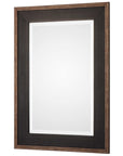 Uttermost Staveley Rustic Black Mirror