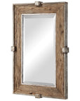 Uttermost Siringo Weathered Wood Mirror