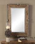 Uttermost Siringo Weathered Wood Mirror