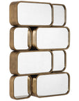 Uttermost Canute Modern Gold Mirror