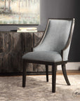 Uttermost Janis Ebony Accent Chair