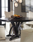 Uttermost Maiva Round Black Dining Table