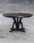 Uttermost Maiva Round Black Dining Table