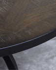 Uttermost Maiva Round Black Dining Table