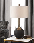 Uttermost Arnav Textured Black Lamp