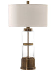 Uttermost Vaiga Glass Column Lamp