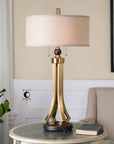 Uttermost Selvino Brushed Brass Table Lamp