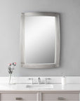 Uttermost Haskill Brushed Nickel Mirror